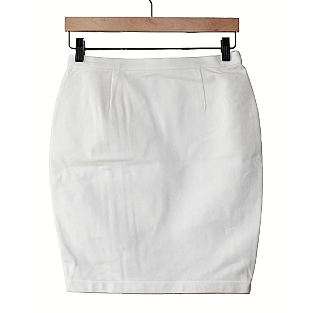 cupcakes and Cashmere Jann Ivory Pencil Skirt - Picture 2 of 4